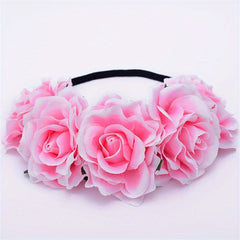 Flower Headband Bridal Headgear Vacation Seaside Hawaii Style Summer Accessories