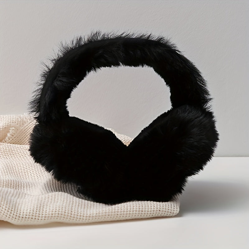 Women's Soft Warm Earmuffs for Winter Outdoor Activities