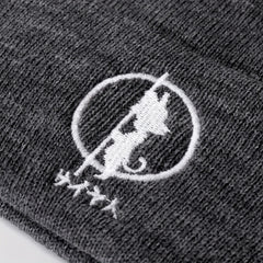 Embroidery Anime Cartoon Beanie Hat Knitted Warm Winter Hats