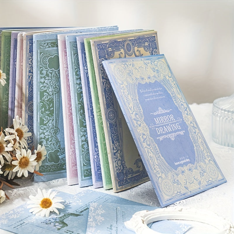Heart Mirror Shadow Lace Theme Notebook