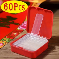 120pcs Transparent Double Sided Adhesive Tape for Various Household Uses