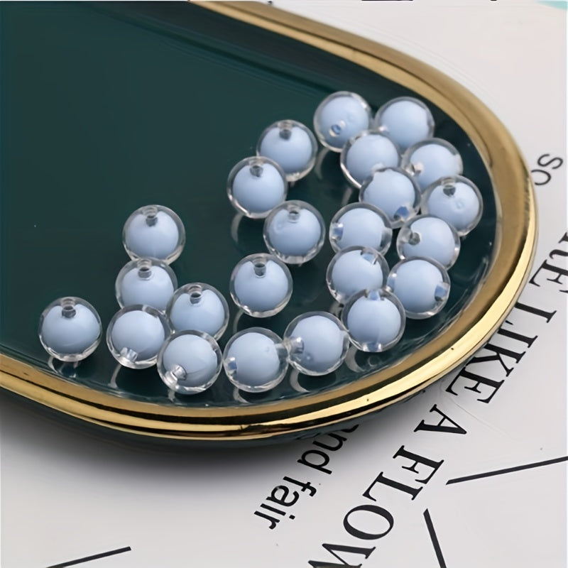 10pcs 12mm Acrylic Inner Round Beads DIY Jewelry Accessories
