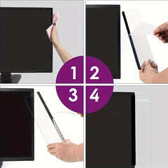 Computer Side Message Board Side Clip Sticker Home Office Accessories