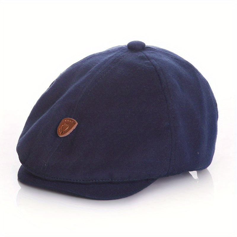 Casual British Beret Spring Summer Sun Breathable Hat for Children Baby