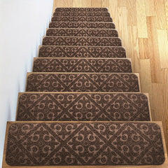 Non Slip Rubber Stair Mats Indoor/Outdoor Treads