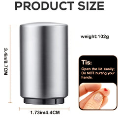 Automatic Beer Bottle Opener Push Down Stainless Steel Magnet Catching