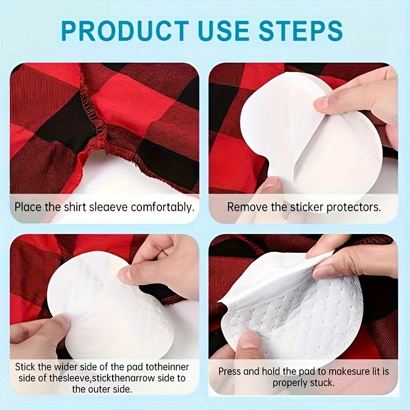 50-100 Pcs Disposable Armpit Sweat Pads - Odorless & Breathable