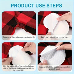 50-100 Pcs Disposable Armpit Sweat Pads - Odorless & Breathable