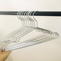 10pcs Aluminum Non-slip Hanger, Non-marking, Space-saving Design