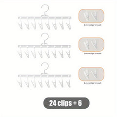 360 Degree Rotating Socks Storage Hanging Clips