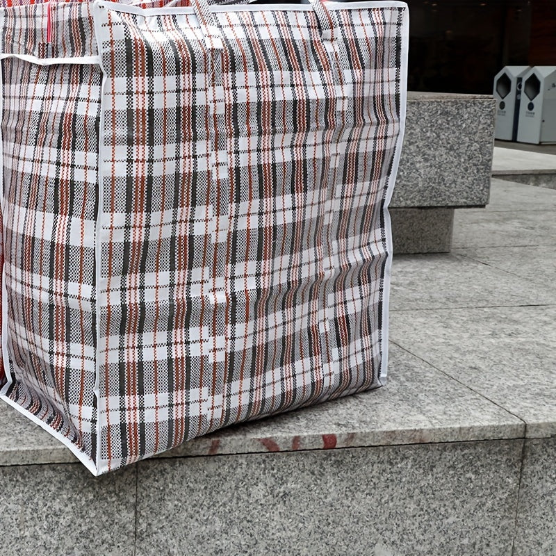 Heavy Duty Moving Bag with Zipper & Handles for Home Storage