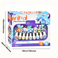 SmartJoy Youngsters Animal Sounds Piano Dance Mat with Colorful Keys