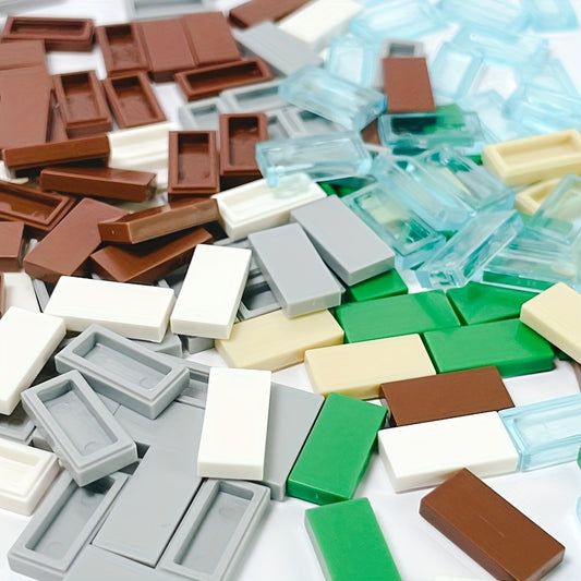 50-Pcs DIY Building Blocks Toy for Kids 1-2 Model Thin Toy Parts Bulk