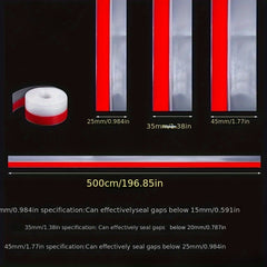 5m Rubber Door And Window Seal Soundproof Sticker