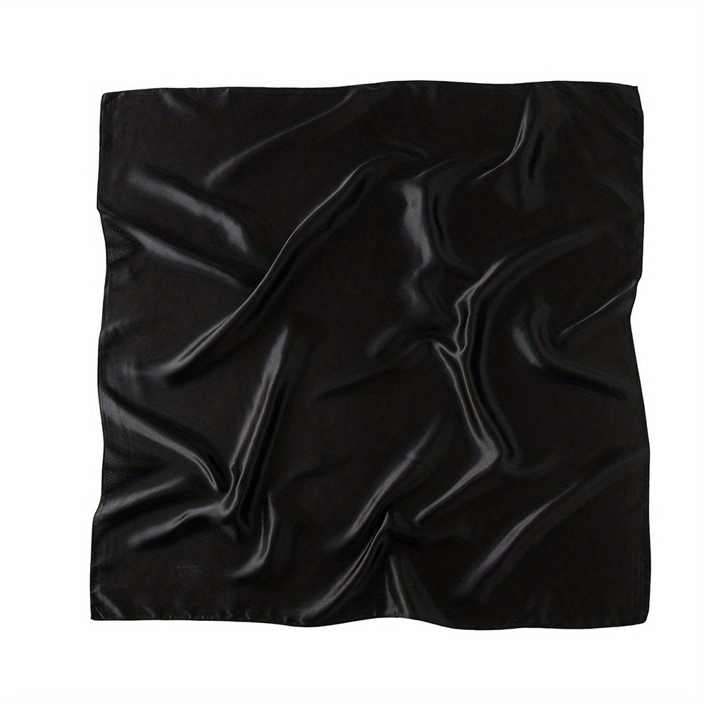 Satin Square Scarf Classic Casual Shawl Women Head Wrap Bandana