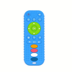 Baby Remote Control Shaped Teether Safe Silicone Reduces Biting Teething Toy
