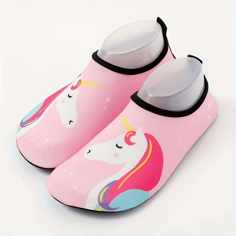 Kids Cartoon Water Shoes Soft Quick Drying Non Slip Water Sneakers