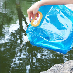 Portable Collapsible Water Bag 5L 10L Capacity Lightweight Durable