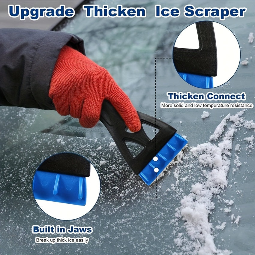 Extendable Snow Brush Ice Scraper Car Windshield Foam Grip 360 Pivoting Head