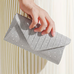 Glitter Shoulder Chain Bag Evening Clutch Wallet