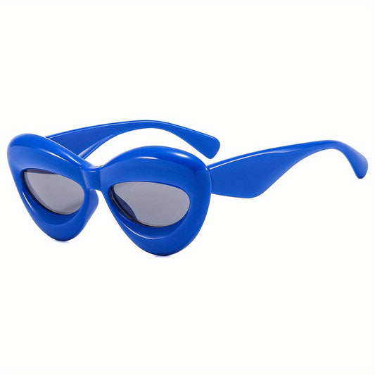 Cat Eye Vintage Sunglasses Thick Frame Funny Shade Eyewear