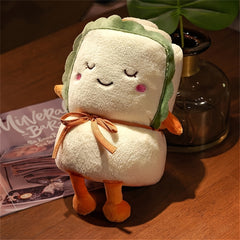 Portable Foldable Throw Pillow Blanket for Home, Office, Outdoor Use