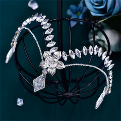 Vintage Rhinestone Bridal Headwear for Wedding Gown