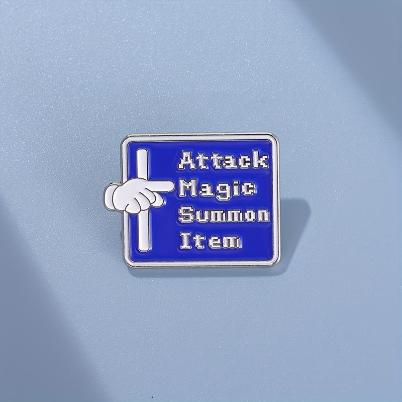 Attack Magic Summon Item Enamel Pins For Men