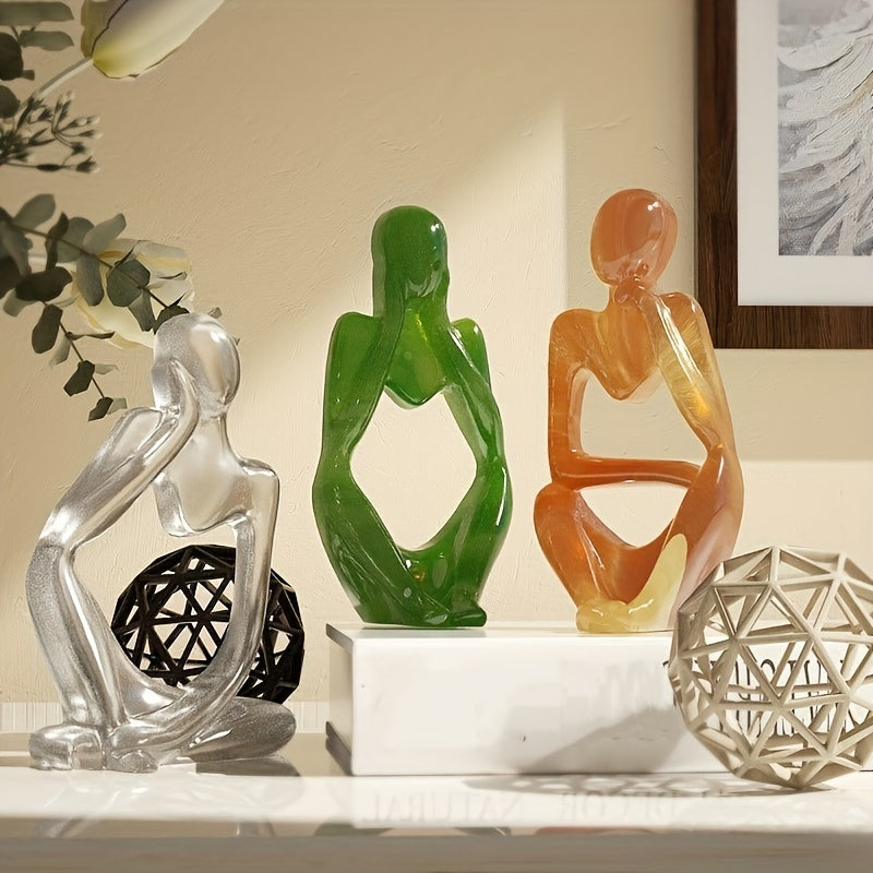 Body Art Thinker Candle Holder Silicone Mold 3pcs Pack