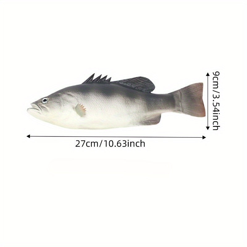 Realistic Bass Marine Animal Model Toy Ornament