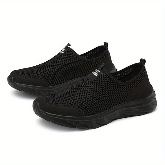 Men's Lightweight Mesh Slip On Sneakers for Outdoor Training