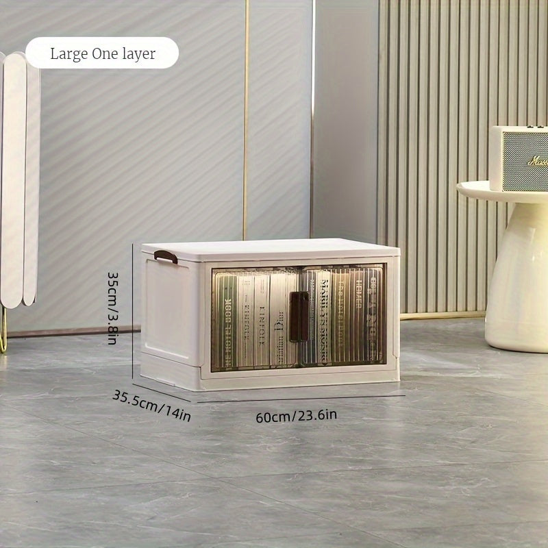 Large Foldable Storage Bin & Wardrobe Cabinet for Bedroom Living Room