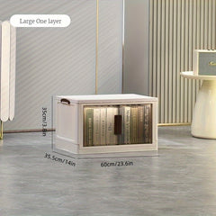 Large Foldable Storage Bin & Wardrobe Cabinet for Bedroom Living Room