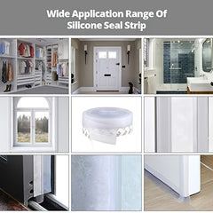 Silicone Sealing Strip Door Window Seal Tape Water Stop