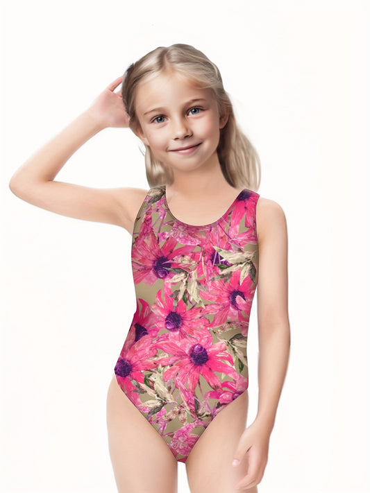 Mom & Daughter Floral One Piece Swimsuit - Family Matching Outfits