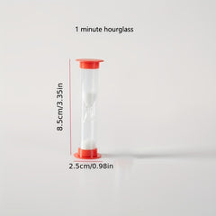 Cartoon Hourglass Timer 1-2 Minutes Anti-fall Learning Creative Ornaments