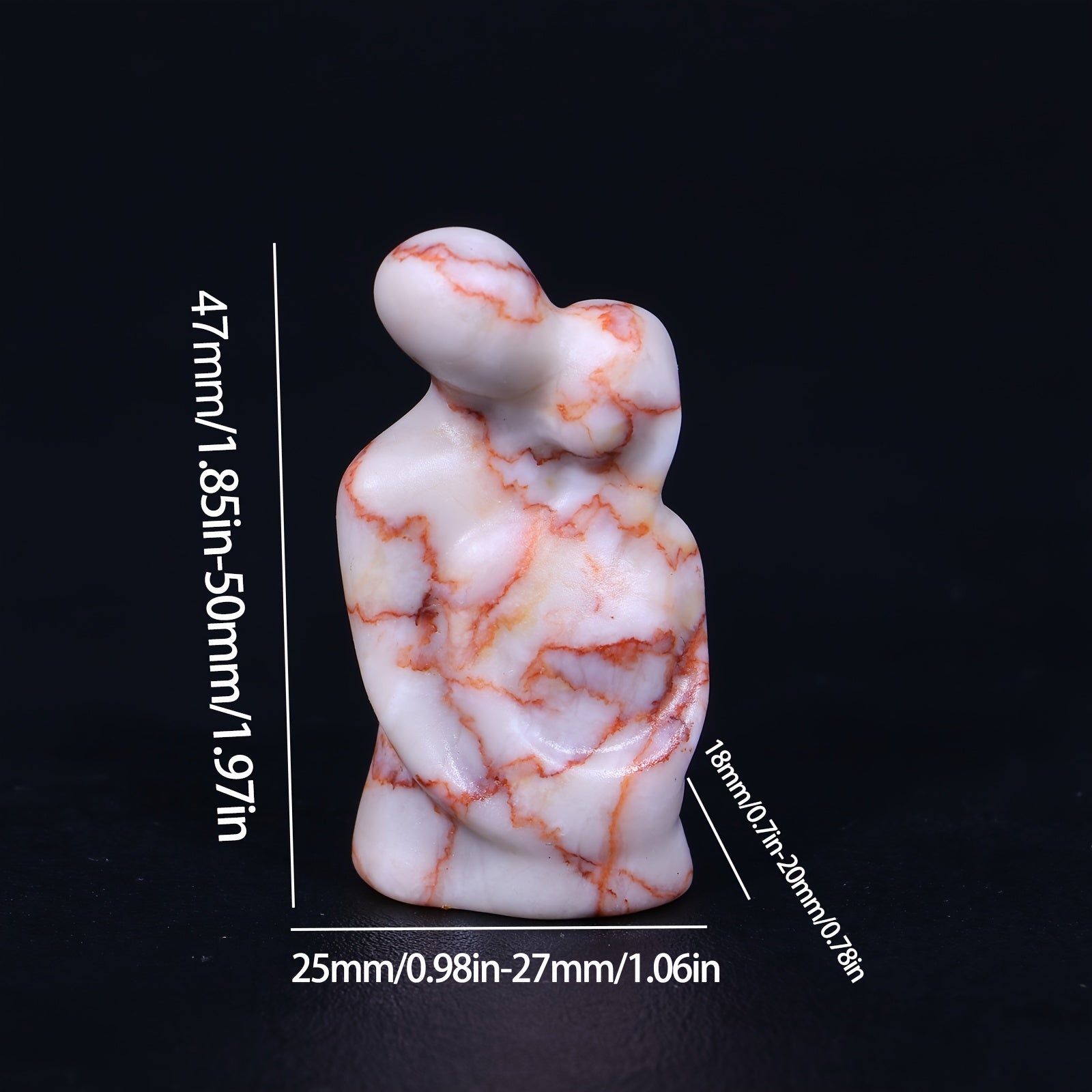 Natural Opal Rose Quartz Obsidian Red Network Carving Stones