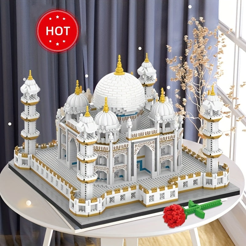 Taj Mahal Castle Building Model 4036pcs Micro Drilling Particle Building Blocks