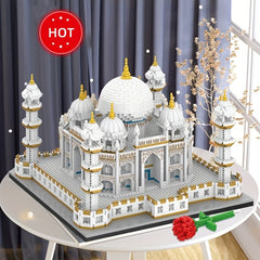Taj Mahal Castle Building Model 4036pcs Micro Drilling Particle Building Blocks
