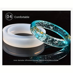 Resin Epoxy Silicone Bracelet Bangle Molds Set