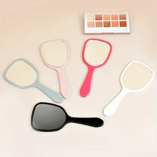 Handheld Makeup Mirror with Handle - Portable Beauty Mirror
