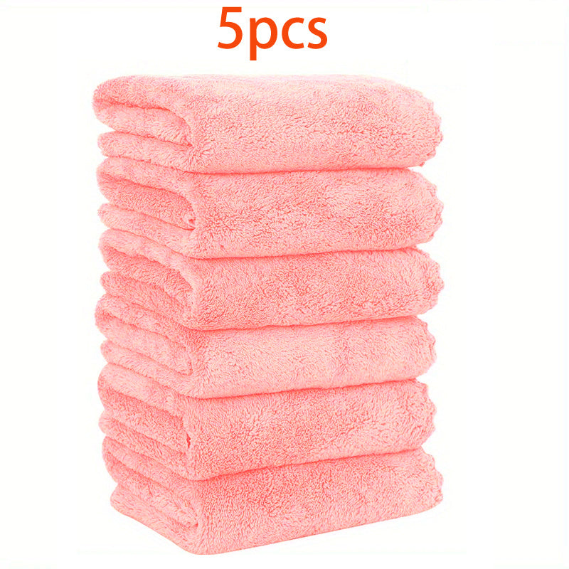 Soft & Absorbent Coral Fleece Baby Burp Cloths