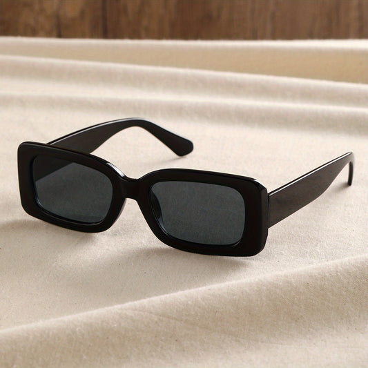 Square Frame Sunglasses Vintage Wrap Around Glasses UV400