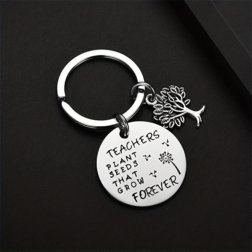 Teacher's Gift Keychain Novelty Pendant Necklace
