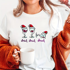 2pcs Xmas DIY Iron On Transfer Stickers T shirts Jackets Jeans Garment Access