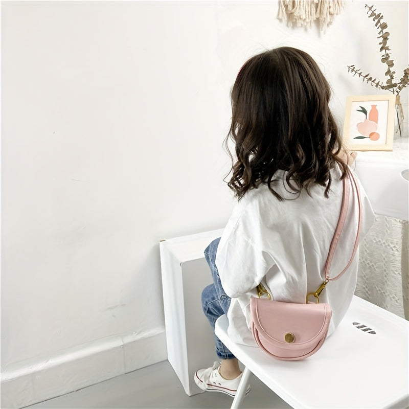 Girls Mini Crossbody Bag Magnetic Closure Shoulder Bag Saddle Bag