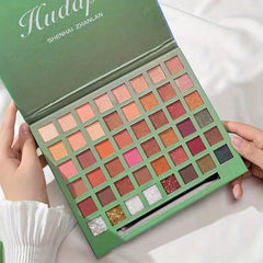 48 Rainbow Eyeshadow Palette Matte Pearly Finish for Natural Look