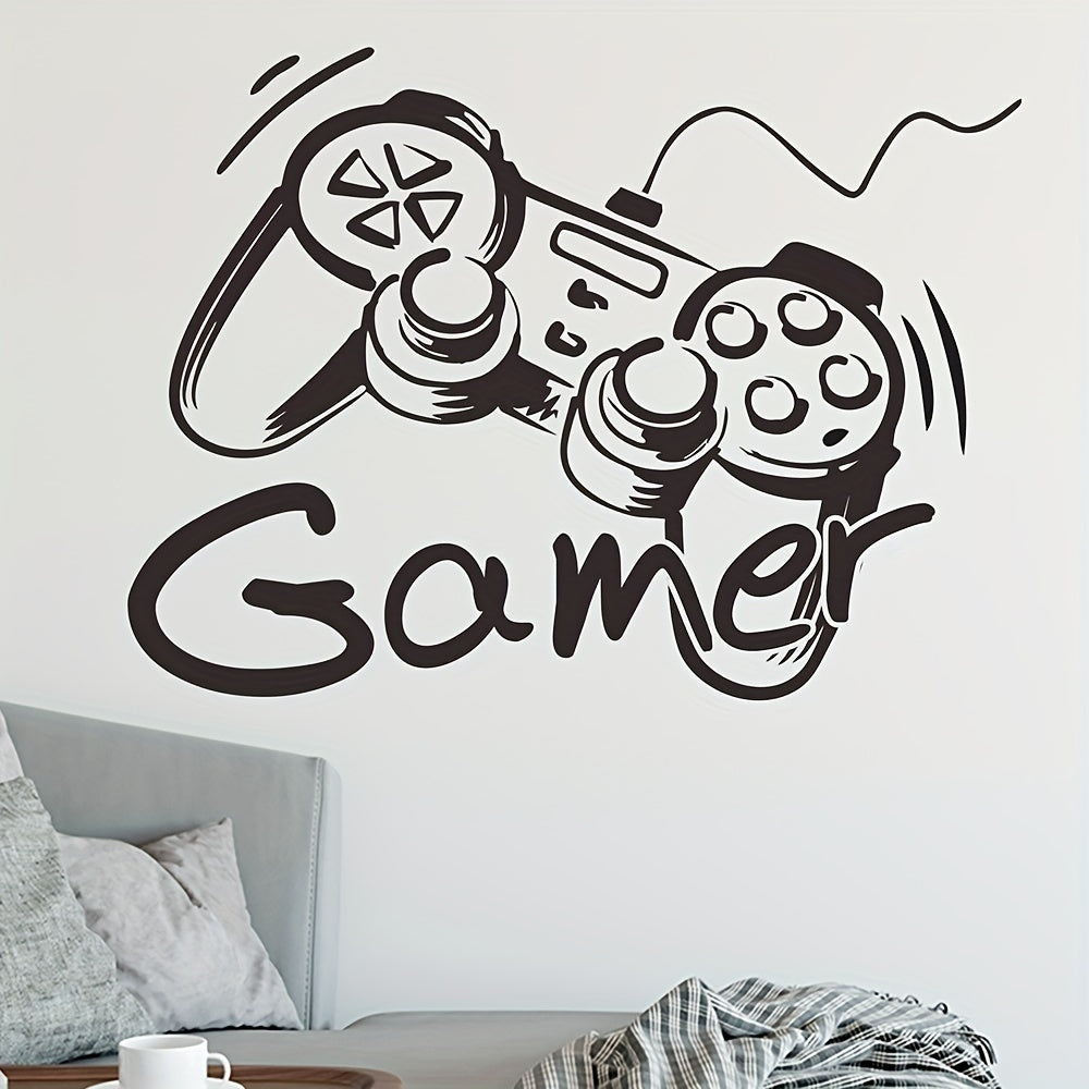 Gamepad Wall Sticker Easy Room Decor for Bedroom and Living Room