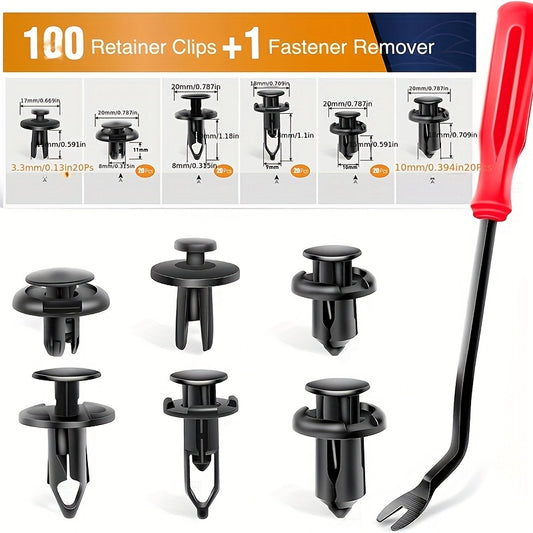 240PCS Bumper Retainer Clips Assortment Kit Fasteners for Car Bumper