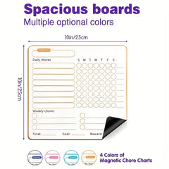 Magnetic Chore Chart for Students - Dry Erase Behavior & Reward Chart
